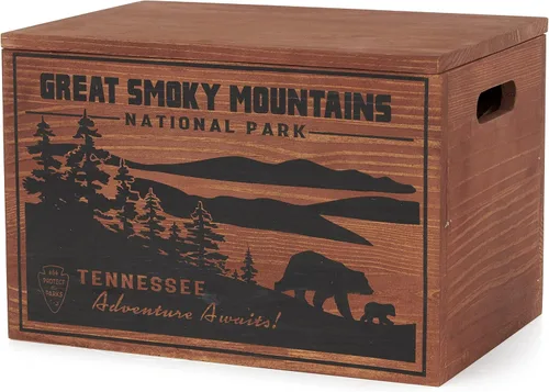Vista 11 de Better Wood Products Edición Limitada Serie Protege Los Parques Encendedor de Fuego de Leña Natural Fatwood, Caja de Madera de 13 Libras, Caja Acadia