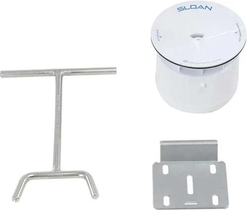 Vista 4 de Sloan WES-4000 Urinario sin agua - Blanco, 22-5/8" x 15-3/8" x 14
