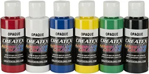 Vista 9 de Createx Colors - Set de pinturas para aerógrafos, colores primarios, 2 onzas