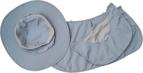 Vista 14 de Gorra de pesca Ddyoutdoor™ 07–281. Moda, verano, protección solar al aire libre, con cuello y visera de ala ancha