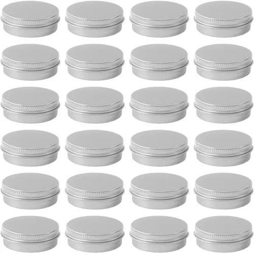 Vista 13 de 24 latas de aluminio vacías con tapas de 1 oz Champagne Gold Champán