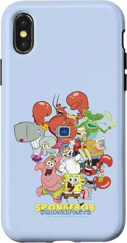 Vista 5 de Funda para iPhone 16 SpongeBob SquarePants Group Party Pose