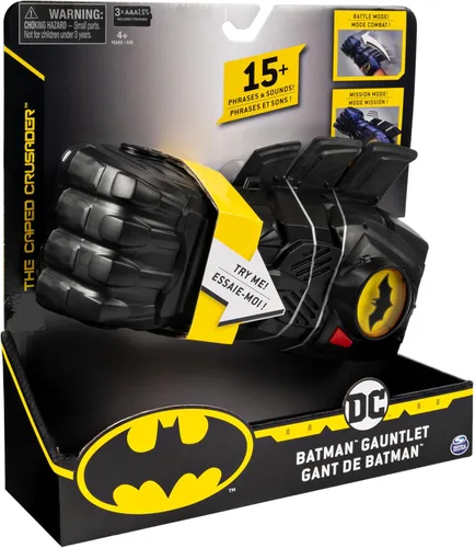 Vista 6 de DC Comics Batman Interactive Guantelete con más de 15 frases y sonidos, para niños de 4 años en adelante