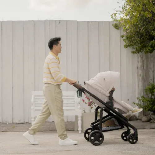 Vista 8 de Maxi-Cosi Tayla™ Max Sistema de Viaje, Cochecito de Bebé y Asiento de Coche Combo, Cochecito con Asiento de Coche Combo, Onyx Wonder