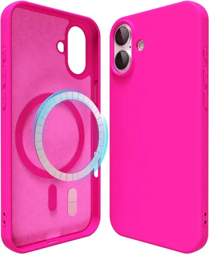 Vista 154 de oakxco Funda de silicona para iPhone 12 Pro Max, magnética, compatible con carga inalámbrica Magsafe, cubierta protectora de goma suave y delgada