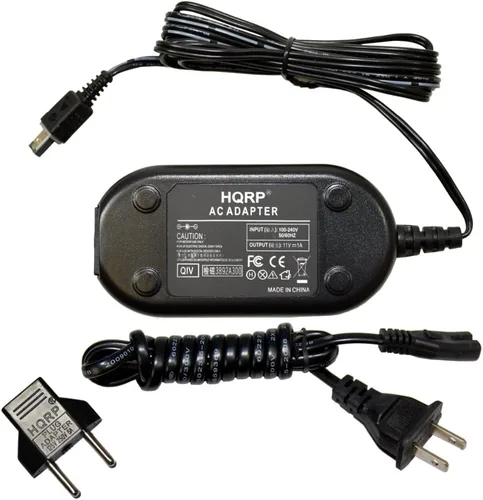 Vista 8 de HQRP Cargador adaptador de CA compatible con JVC AP-V14 AP-V15 AP-V16 AP-V17 AP-V18 AP-V19 AP-V20 AP-V21 GR-DA30U GR-DA30US GZ-MG670 GZ-MG670U
