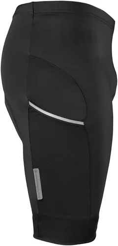 Vista 4 de Pantalones cortos de ciclismo acolchados todo el día para hombre Bolsillos laterales reflectantes de malla Fabricado en Estados Unidos