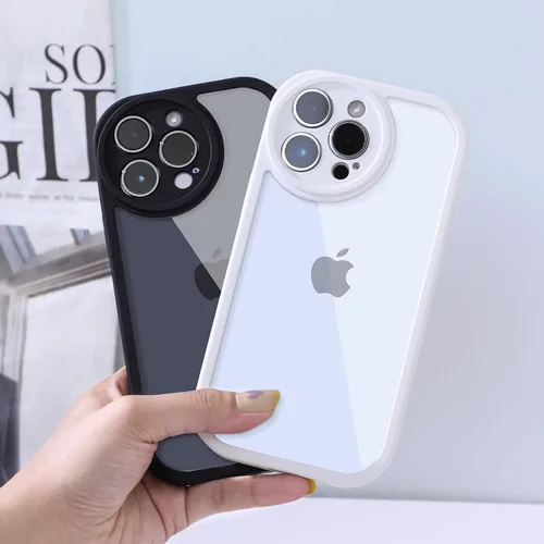 Vista 5 de Funda diseñada para iPhone 14 Pro Max con protección completa de la cámara, bonita forma de marco de borde redondeado con diseño elegante, funda