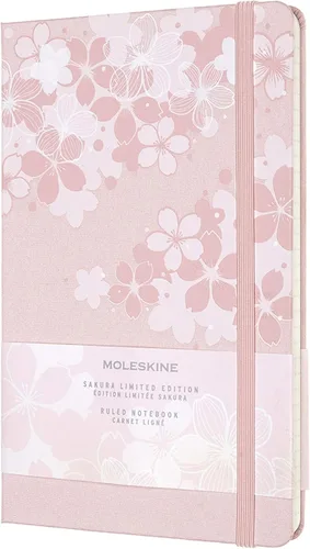 Vista 36 de Moleskine Edición Limitada Sakura - Cuaderno, tapa dura, grande (5 x 8.25 pulgadas), a rayas/con líneas, Caja de Coleccionista Premium Swan