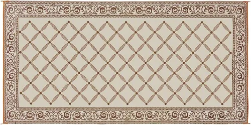Vista 4 de Estera reversible Reversible Mats 119127, color marrón/beige de 9 x12 pies, Beige