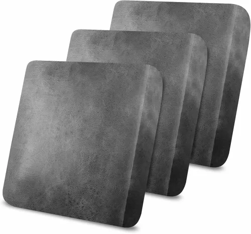 Vista 21 de Fundas de cojín tipo cuero para sofá, juego de fundas protectoras de muebles para sillón seccional, sofá biplaza de tela de elastano elástica