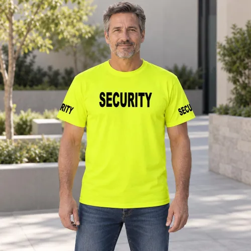 Vista 3 de The Goozler v2 Security - Event Duty Staff - Camiseta de seguridad unisex para adultos, color verde