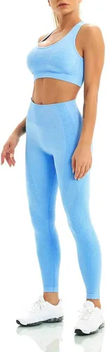 Vista 3 de WodoWei - Conjunto de 2 piezas de entrenamiento para mujer