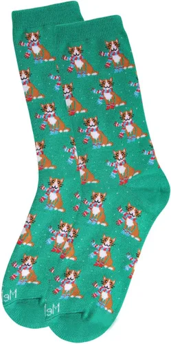 Vista 6 de MeMoi Cozy Cat - Calcetines para fiestas