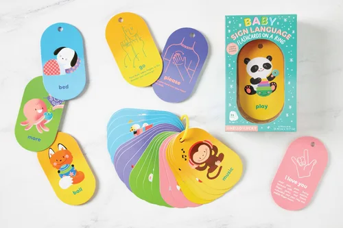 Vista 7 de Hola!Lucky Baby's First Words Sign Language Tarjetas Flash (BFC4-25419)