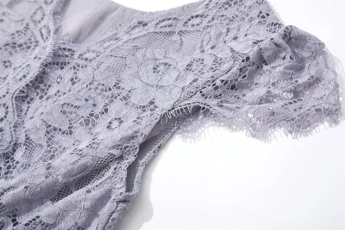 Vista 5 de Niyage Vestido de fiesta de princesa de tul para niñas pequeñas, elegante vestido de encaje con espalda en V
