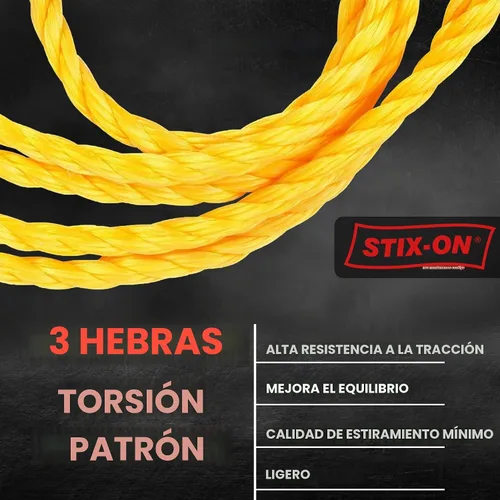 Vista 4 de Cuerda de polipropileno de 50 pies – Cuerda náutica torcida de 1/2 pulgada – Cuerda amarilla de servicio pesado resistente al aceite ideal