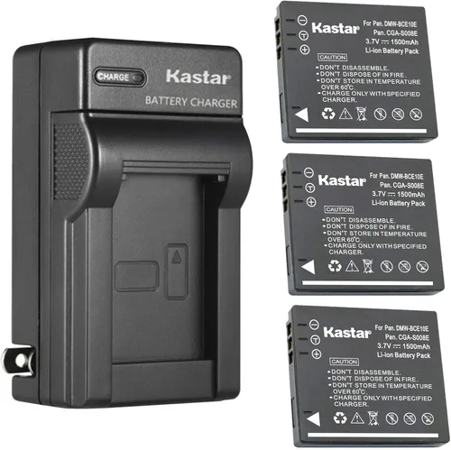 Vista 6 de Kastar Cargador de batería de pared AC para Panasonic CGA-S008 CGA-S008A, DMW-BCE10 DMW-BCE10E DMW-BCE10PP, VW-VBJ10 VW-VBJ10E-K VW-VBJ10PP1K