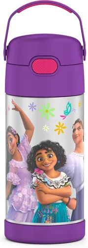 Vista 60 de THERMOS FUNTAINER Botella de agua con pajita, 12 onzas, Avengers
