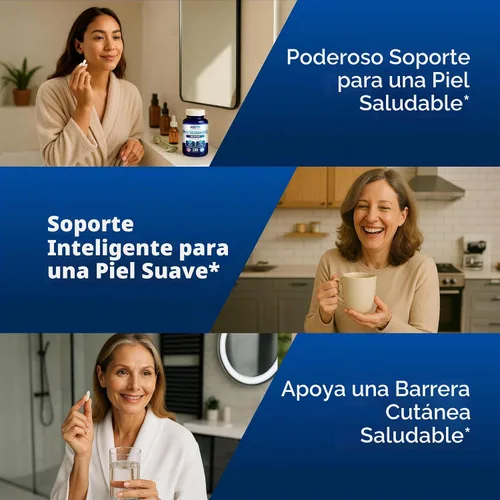 Vista 4 de Suplemento de fitoceramidas de 700 mg para una piel, cabello y uñas