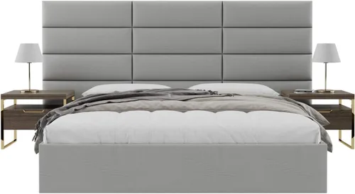 Vista 117 de Vänt - Paneles tapizados de cabecera para montar en la pared, diseño Elizabeth, 120 x 46 pulgadas, configuración de 16 paneles individuales