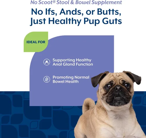Vista 4 de NaturVet - No Scoot para perros - Plus calabaza - Apoya la salud de las glándulas anales y función intestinal - Mejorado con pulpa de remolacha