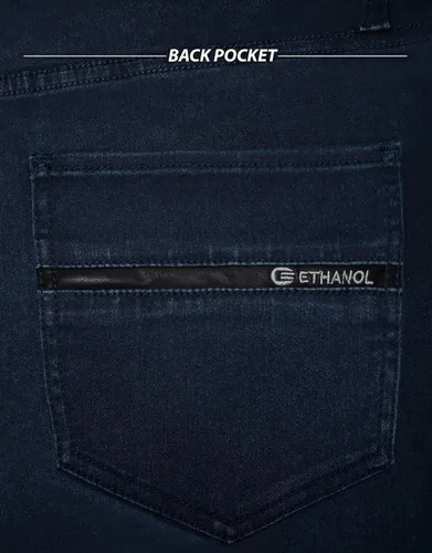 Vista 2 de Ethanol Mens Slim Hyper Stretch Motion Free Five Pocket Pants