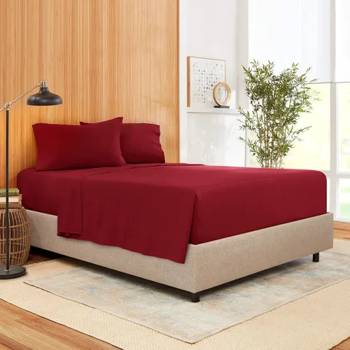 Vista 20 de Juego de ropa de cama de 800 hilos de 4 piezas, 100% algodón egipcio, sábana bajera de algodón de fibra larga, se adapta a colchones de hasta 12