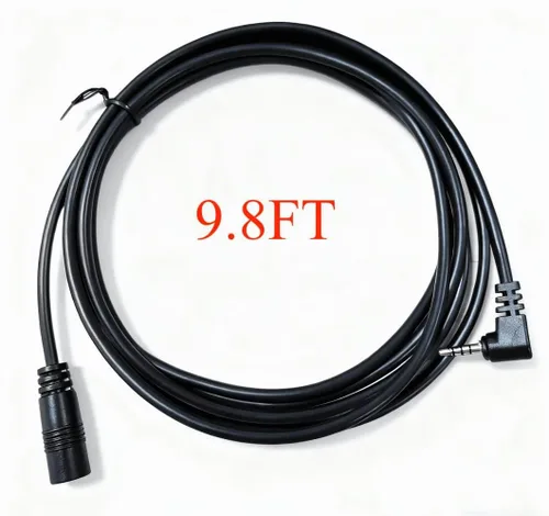 Vista 4 de Cable de extensión de 0.098 in de 9,8 pies, cable de extensión de cámara de respaldo para cámara de visión trasera de Dash Cam Extension Wire for