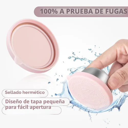 Vista 3 de Paquete de 8 recipientes pequeños para aderezo de ensalada de 1.6 onzas para llevar, tazas de salsa con tapas 1.6 OZ-Multicolor