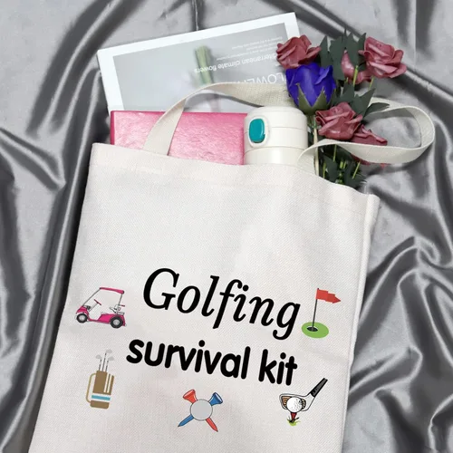 Vista 5 de Kit de supervivencia de golf, bolsa de maquillaje, regalo de golf, accesorios de golf, regalo para mamá, golfista, humor