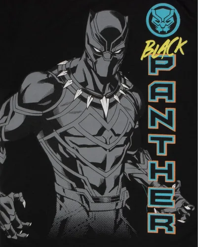 Vista 6 de Marvel Avengers Spider-Man Black Panther Miles Morales - Conjunto de camiseta de manga corta para niños, camiseta sin mangas y pantalones cortos