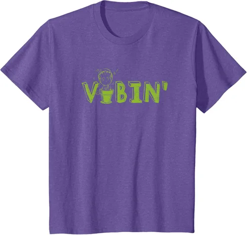 Vista 36 de Marvel Groot Vibin' Headphones Guardians of the Galaxy Camiseta, Negro