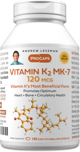Vista 14 de Andrew Lessman ProCaps Vitamina K2 MK-7 120 mcg 30 cápsulas blandas