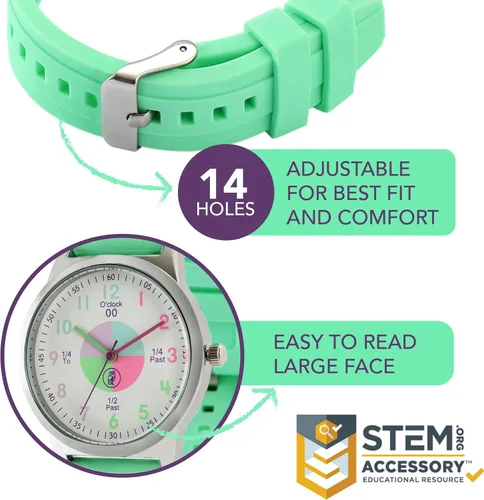 Vista 3 de OWLCONIC Analog Kids Watch - Girls & Boys Watches Ages 7-12 - Kids Analog Watch - Telling Time Teaching Tool - Gift Watches for Girls and Boys