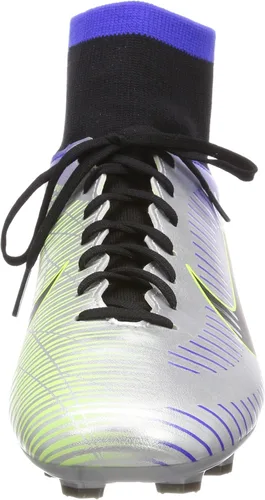 Vista 2 de Nike Mercurial Victory Vi Df NJR Fg - Tenis de fútbol para hombre, Azul Patchwork