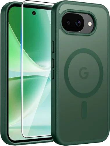 Vista 164 de FNTCASE - Funda para iPhone 16 Pro: magnética, mate, translúcida, de grado militar, protectora contra caídas, resistente, fina, duradera y a prueba