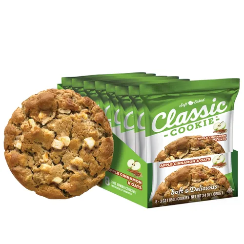 Vista 29 de Classic Cookie, Galletas horneadas suaves, galletas S'mores, 3 onzas, paquete de 8