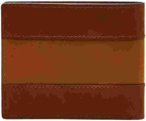 Vista 61 de Fossil Billetera plegable de cuero para hombre con ventana de identificación abatible para hombres