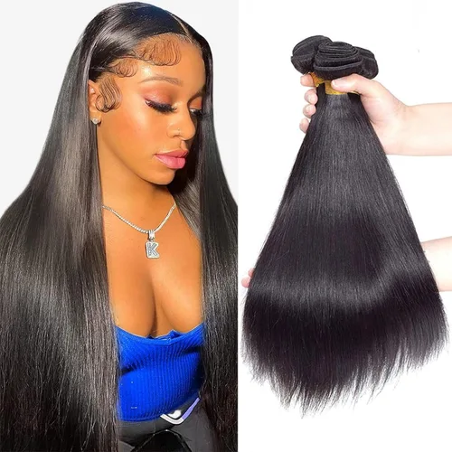 Vista 18 de Mechones de cabello humano 613, 14" 16" 18" 300g, 12A rubio ondulado, 100% cabello humano real, vida útil 3 veces más larga, 100% cabello virgen