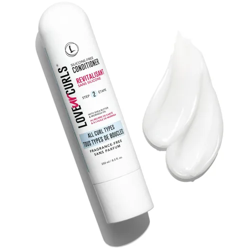 Vista 2 de Love Ur Curls - Acondicionador Sin Fragancia, Hidratante y Antienredo para Cabello Rizado, Ondulado y Ensortijado para Rizos Suaves y Lisos, Sin
