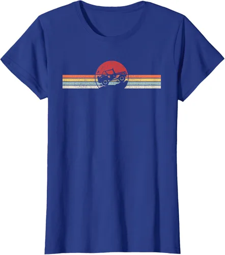 Vista 45 de Camiseta retro vintage Off Road 4X4 Negro