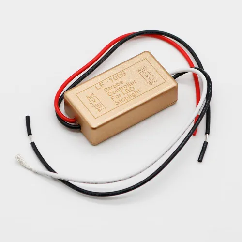 Vista 9 de Controlador de flash controlador estroboscópico módulo intermitente para luz LED de freno de coche (LF-100A)
