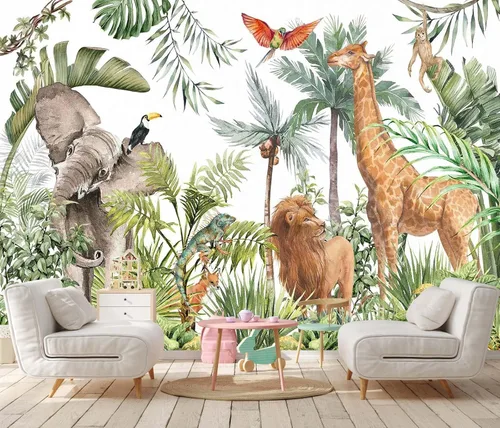 Vista 27 de Jdayda Mural de papel pintado Bosque brumoso, tamaño grande