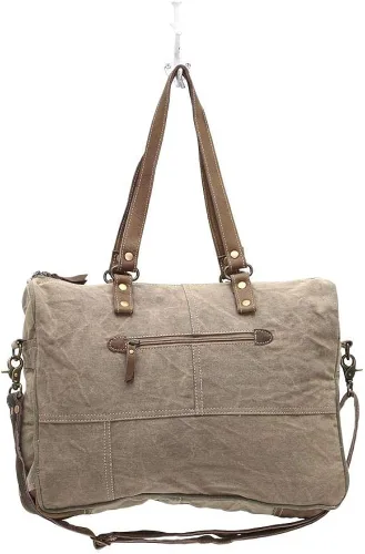 Vista 2 de Myra Bags Le Chatelard Bolso tipo mensajero de lona S-0966