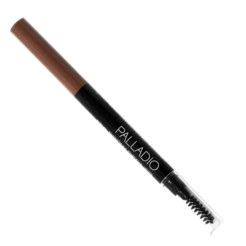 Vista 7 de Palladio Lápiz retráctil para definir cejas, punta triangular rellena las cejas para un aspecto natural, domina y da forma a las cejas con cepillo