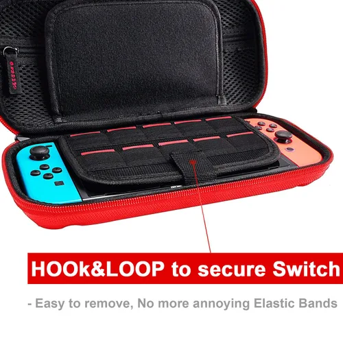 Vista 71 de daydayup Switch Carrying Case Compatible with Nintendo Switch 2, with 24 Games Cartridges Protective Hard Shell Travel Carrying Case Pouch for