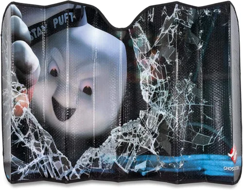 Vista 2 de Ghostbusters Angry Stay Puft Marshmallow Man - Parasol para automóvil 58 x 27.5 pulgadas