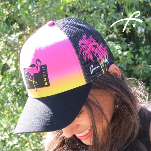 Vista 6 de Grace Folly - Gorras de camionero de playa para mujer - Gorra de béisbol ajustable para el verano