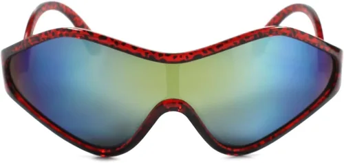 Vista 2 de Disfraz de fiesta Rave Funky Alien Cosplay Retro Futurista Wrap Gafas de sol